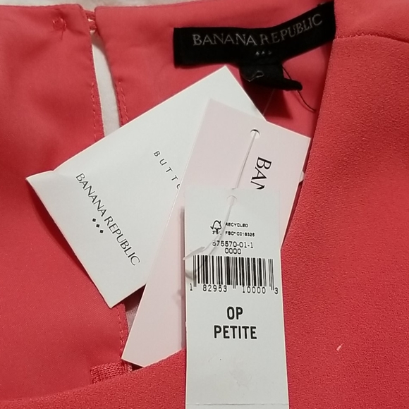 NWT! Banana Republic factory coral pink romper - Picture 3 of 8